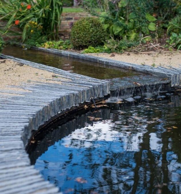 rill pond water feature